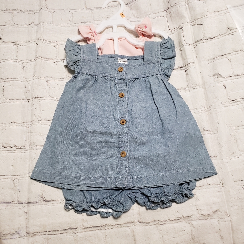 Carter's Baby Girl 3 Piece Set.